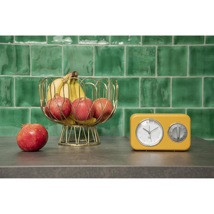 present time - Fruitschaal Wired - Verguld - 26x28cm