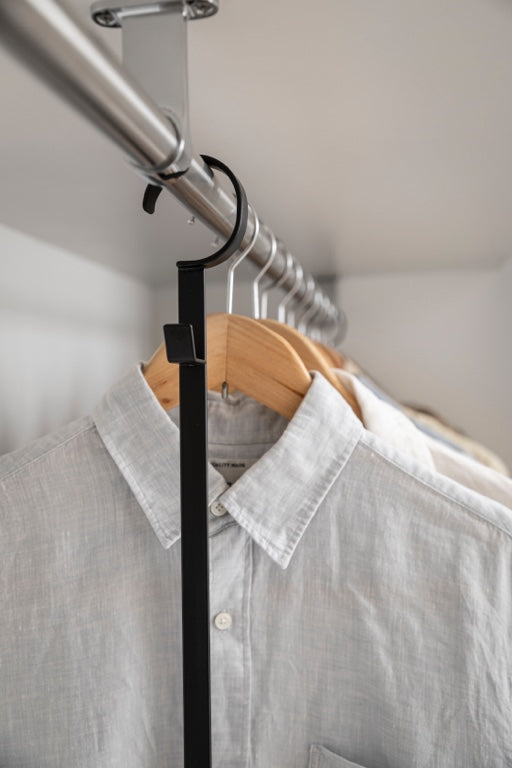 Yamazaki 2-laags Uitschuifbaar Kledingrek - Smart - Zwart