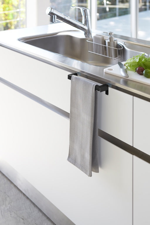 Yamazaki Handdoekrek Keuken - Tower - Zwart