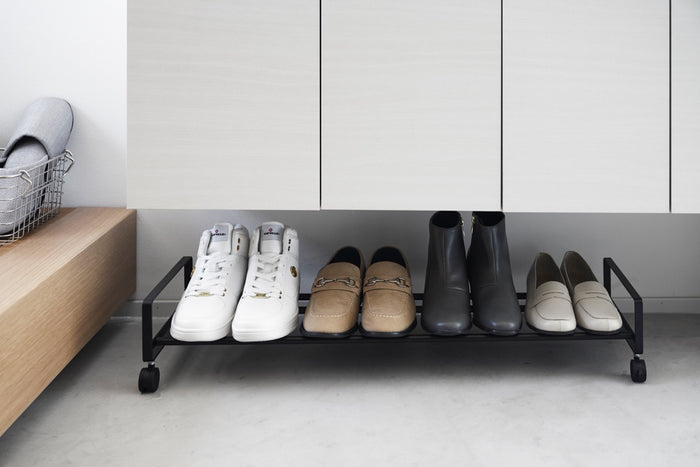 Yamazaki Schoenenrek met Wielen - Tower - Zwart