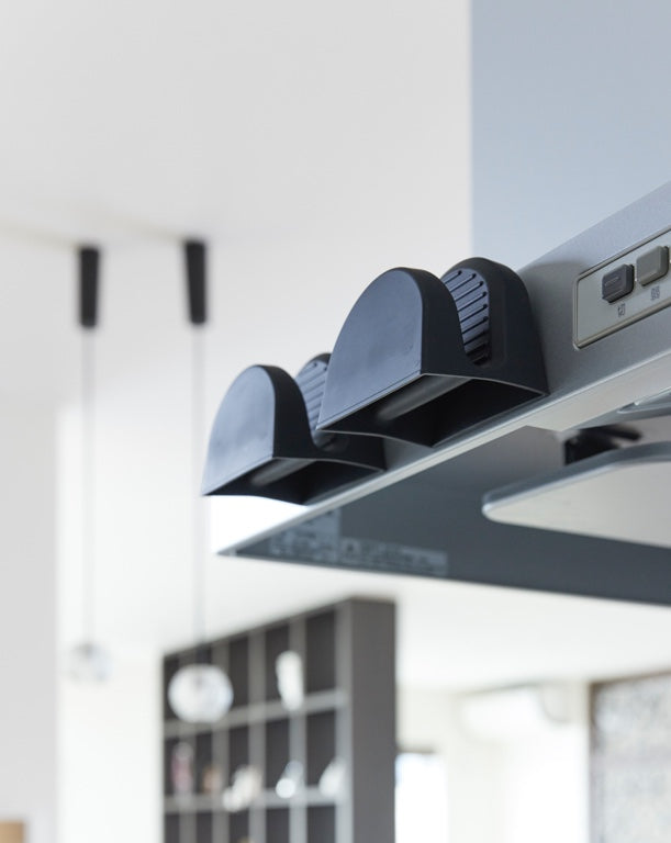 Yamazaki Siliconen Ovenwanten - Magnetisch - Tower - Zwart (set van 2)