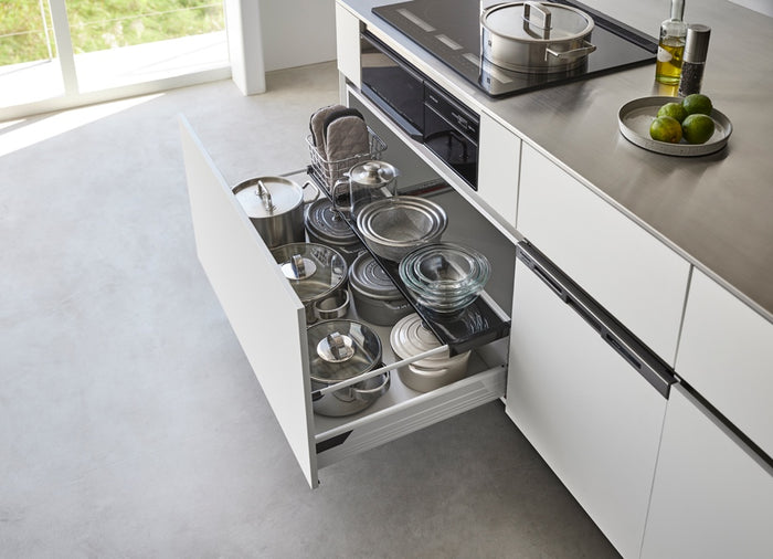 Yamazaki Uitschuifbare Lade Plank - Tower - Zwart