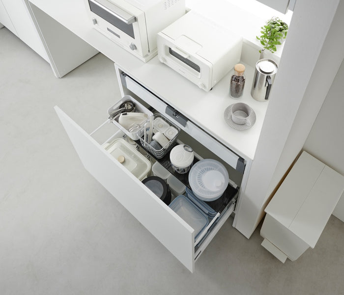 Yamazaki Uitschuifbare Lade Plank - Tower - Zwart