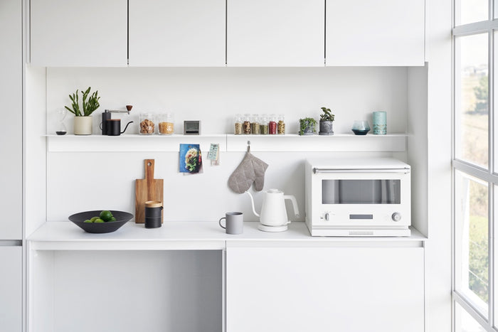 Yamazaki Wandplank met Magnetisch Paneel (90 cm) - Tower - Wit