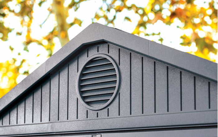 Keter Darwin 68 Tuinhuis - dubbele deuren + ramen - 190x244x221