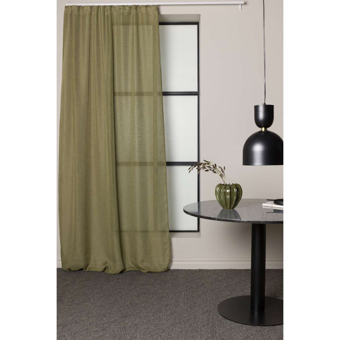 Venture Home Kaya Gordijn 290x140 - Mosgroen