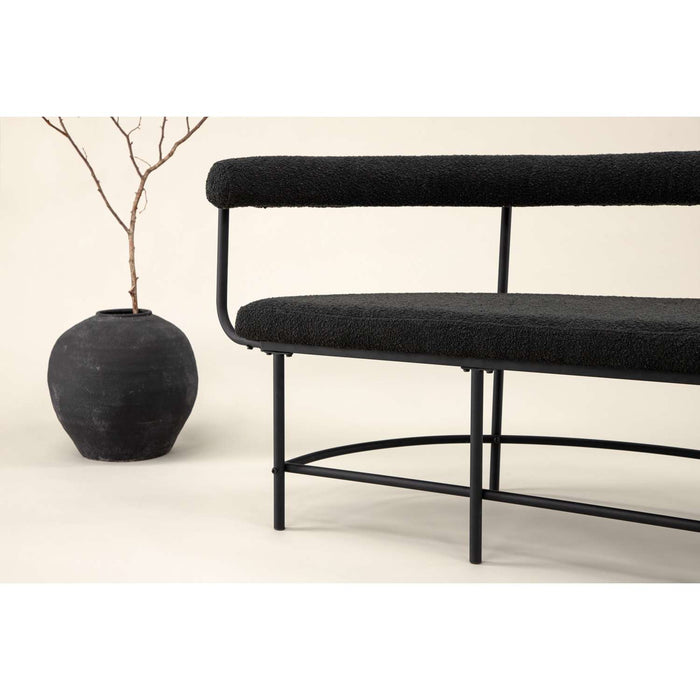 Venture Home Stallhagen Bank 51 x 75 x 165 - Zwart