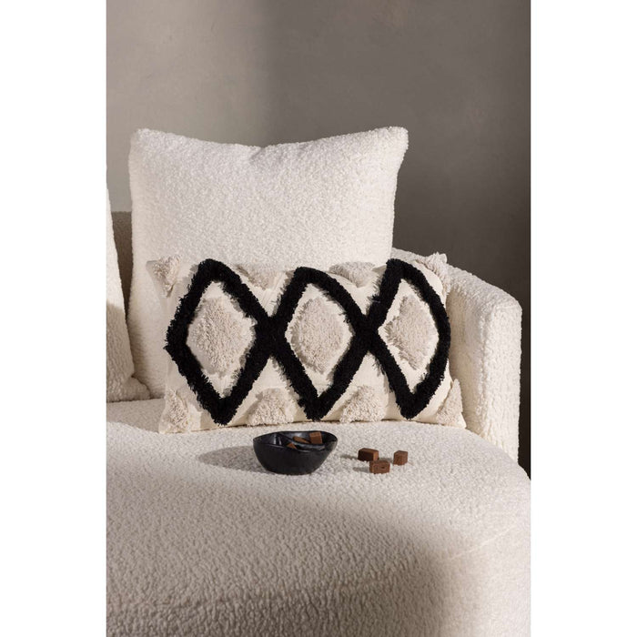 Venture Home Emelie Kussenhoes 30x50 - Wit