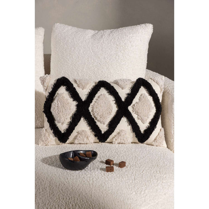 Venture Home Emelie Kussenhoes 30x50 - Wit