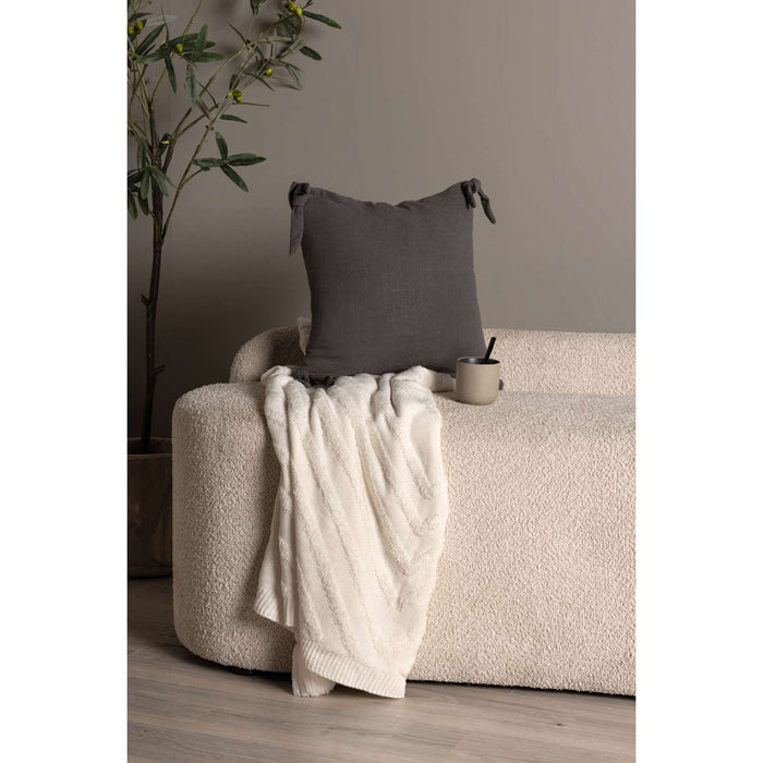 Venture Home Nora Kussenhoes 40x40 - Donkergrijs