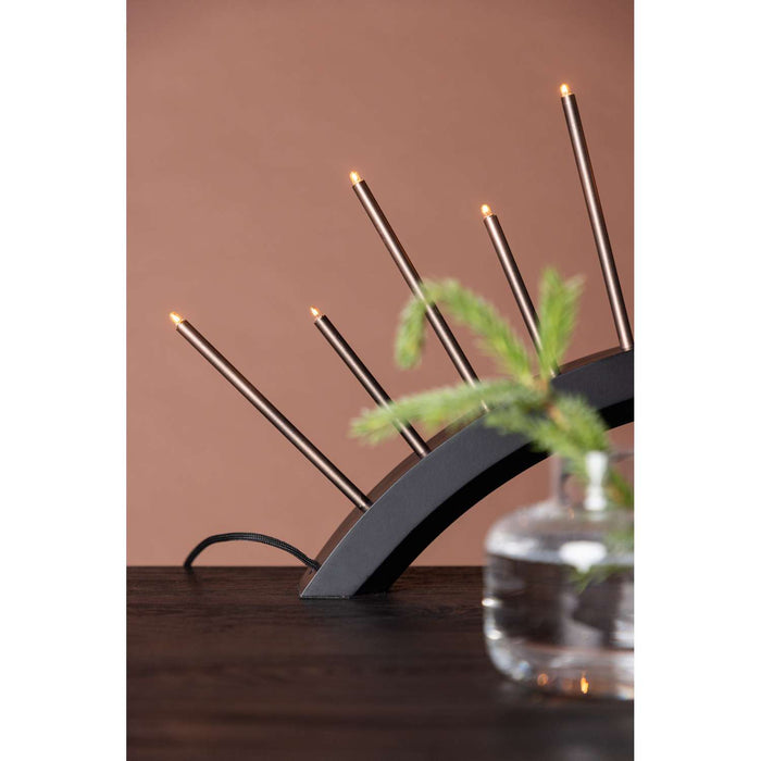 Venture Home Björnrike Kerst verlichting 6x55x30 - Zwart