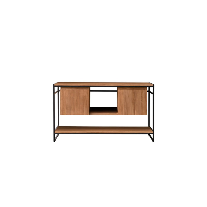 Tikamoon - Michal - Massief teakhouten en metalen badmeubel 140 cm