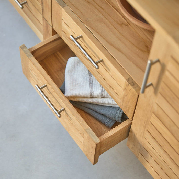 Tikamoon - Soho - Massief teakhouten badmeubel 165 cm