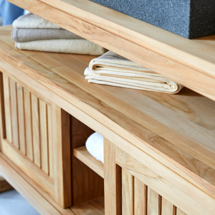 Tikamoon - Colonial - Badmeubel in massief teak 120 cm