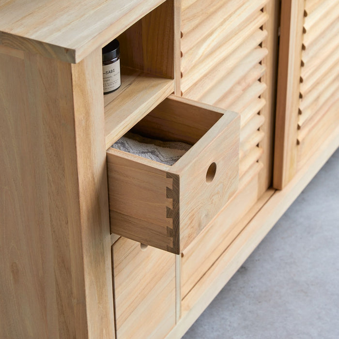 Tikamoon - Coline - Massief teakhouten badmeubel 145 cm