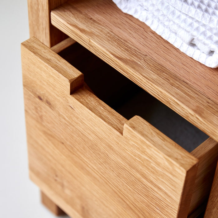 Tikamoon - Serena - Massief eikenhouten badmeubel 100 cm