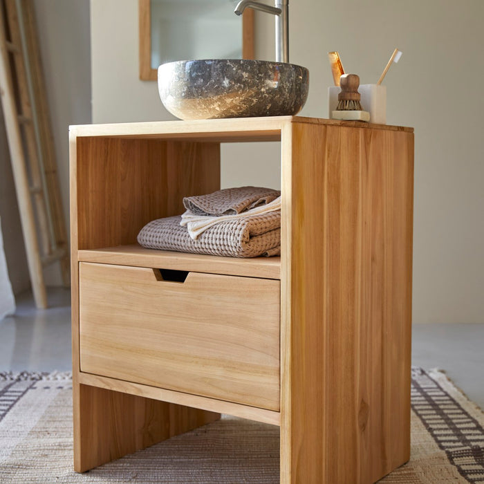 Tikamoon - Kwarto - Massief teakhouten badmeubel 60 cm