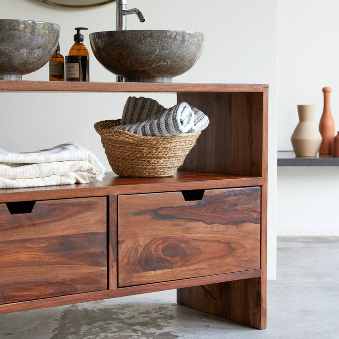 Tikamoon - Kwarto - Badmeubel van massief palissanderhout 110 cm