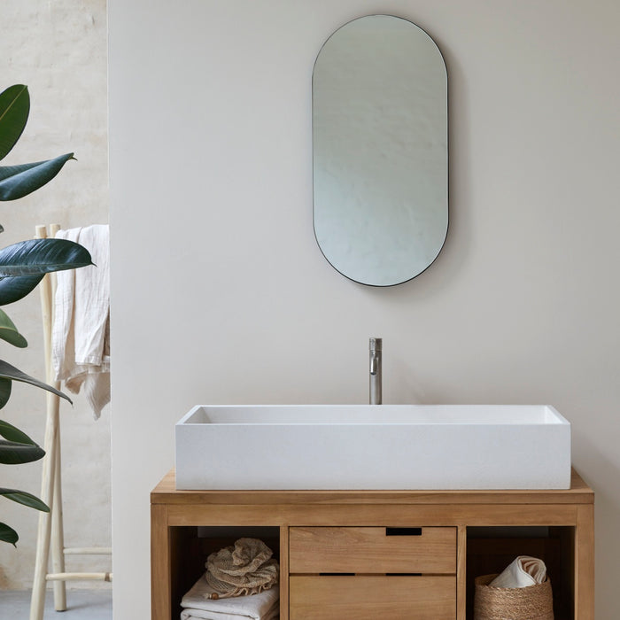 Tikamoon - Pegase - Wastafel van terrazzo 90 cm