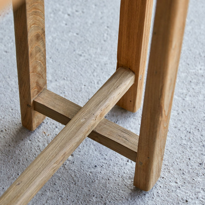 Tikamoon - Antonia - Bijzettafel van massief gerecycled teakhout