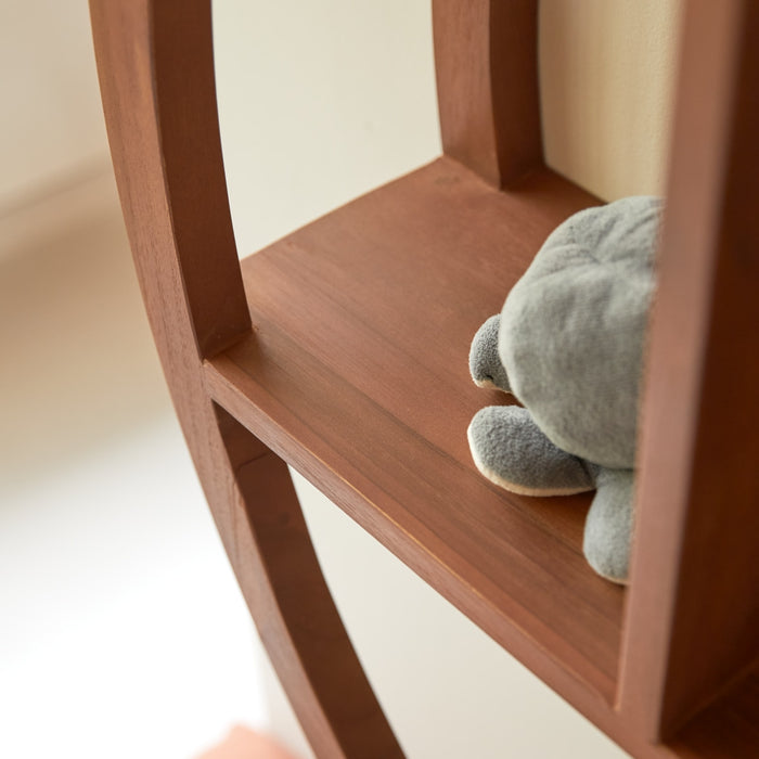 Tikamoon - Ying Yang - Wandplank voor kinderkamer van massief teakhout