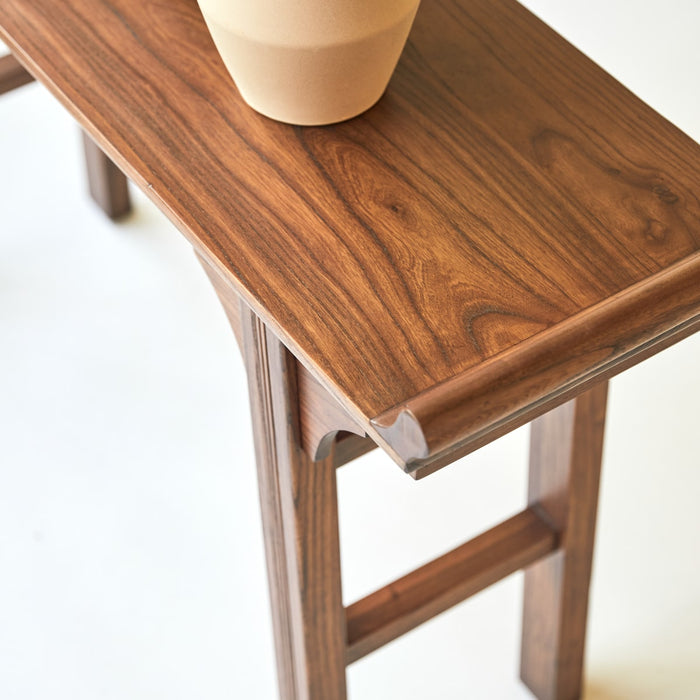 Tikamoon - Arun - Massief iepenhouten bijzettafel