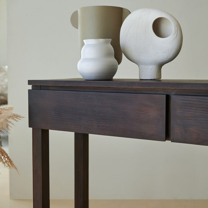 Tikamoon - Eva - Massief mahonie bijzettafel