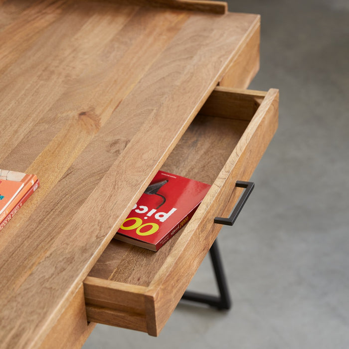 Tikamoon - Hedda - Kinderbureau van massief mangohout en metaal