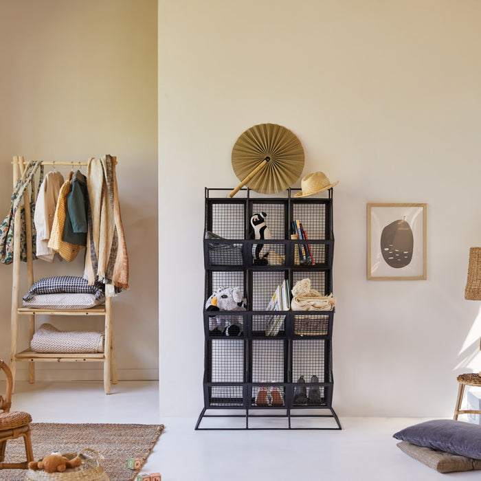 Tikamoon - Cléo - Metalen stelling met vakken voor kinderkamer