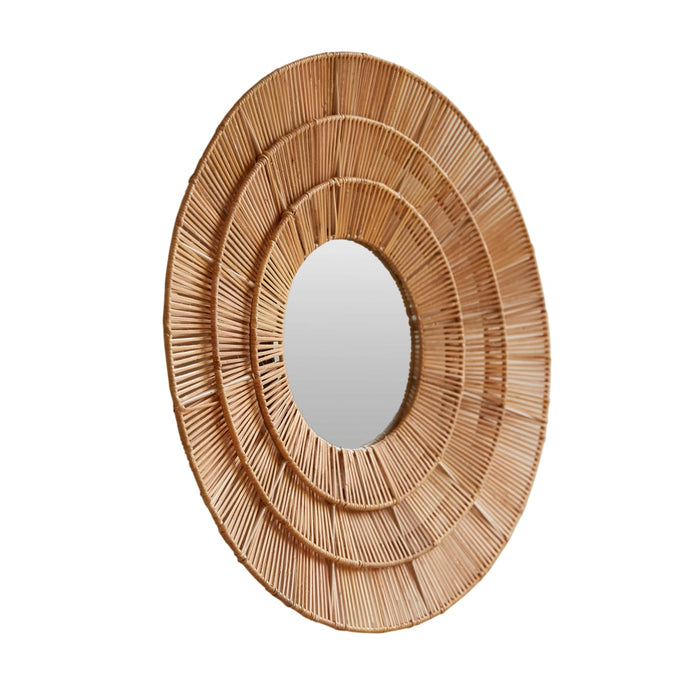 Tikamoon - Spiegel van natuurvezel 50 cm Alan