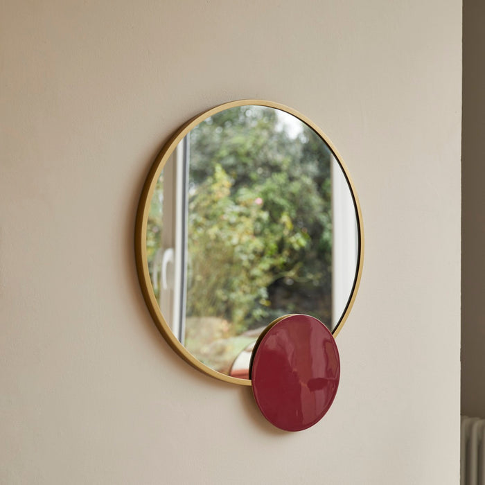 Tikamoon - Ronde stalen spiegel 60 cm Tom