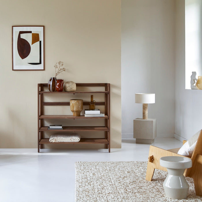 Tikamoon - Esmée - Hoog dressoir in notenhout