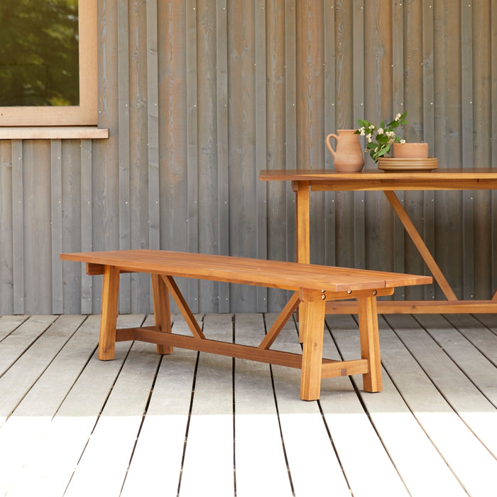 Tikamoon - Alba - Tuinbank van massief acacia