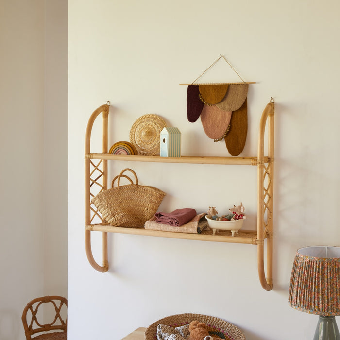 Tikamoon - Marius - Rotan wandplank voor de kinderkamer