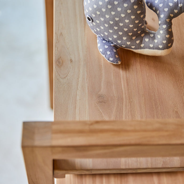 Tikamoon - Sera - Lage boekenkast voor kinderen van massief teakhout