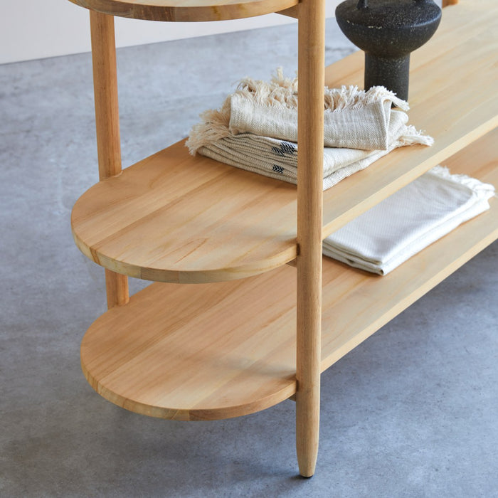 Tikamoon - Poline - Massief teakhouten bijzettafel