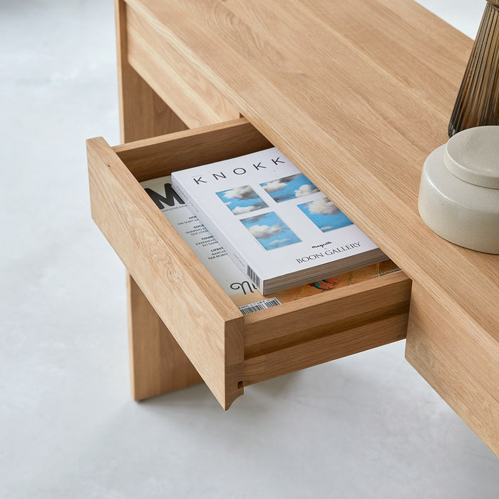 Tikamoon - Eden - Massief eiken bijzettafel