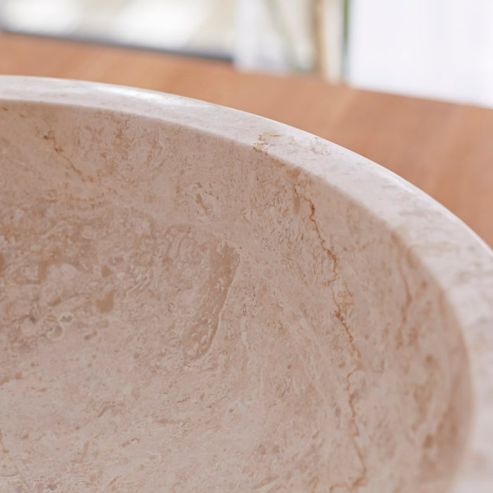 Tikamoon - Scrula - Marmeren wastafel cream