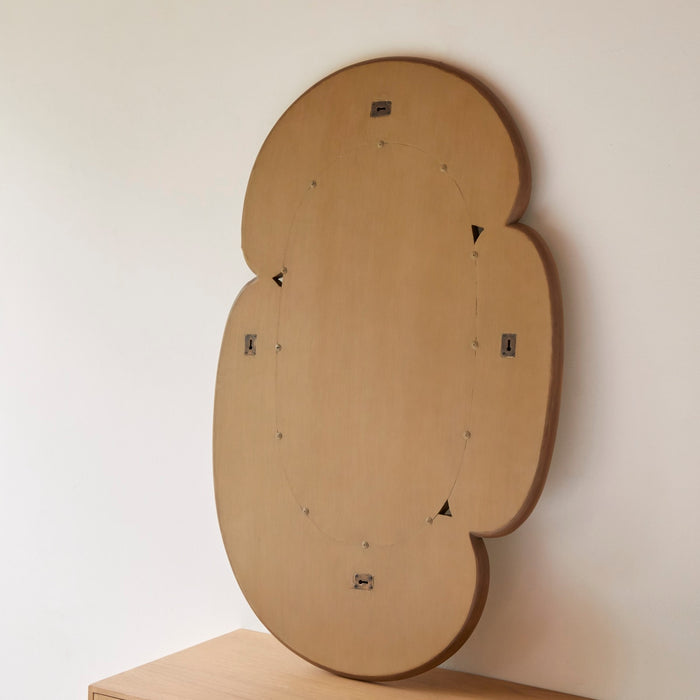 Tikamoon - Eda - Ovale spiegel in licht mindihout 75 x 115 cm
