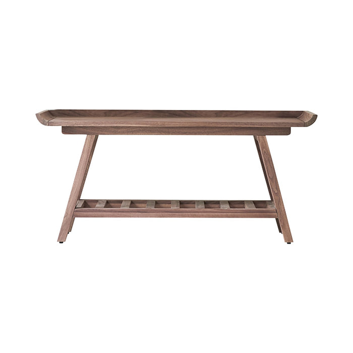 Tikamoon - Pampa - Lage bijzettafel van massief notenhout