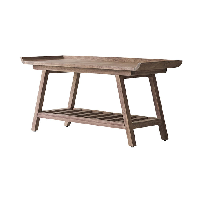 Tikamoon - Pampa - Lage bijzettafel van massief notenhout