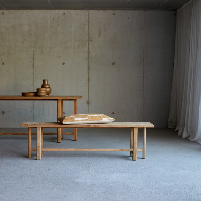 Tikamoon - Antonia - Bank van massief gerecycled teakhout