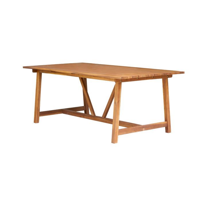 Tikamoon - Alba - Tuintafel in massief acacia voor 6 personen.