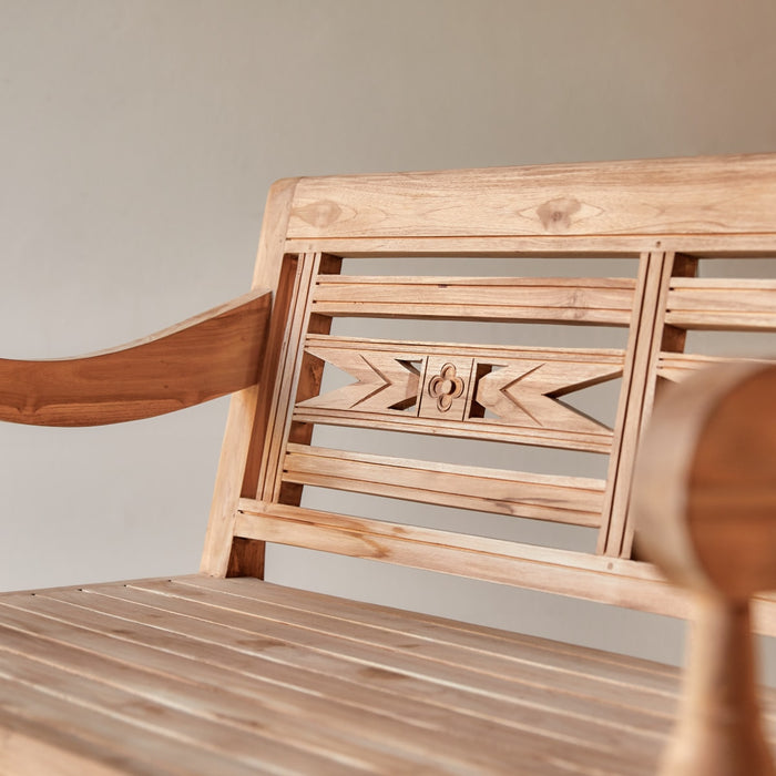 Tikamoon - Marceau - Bank van massief teakhout