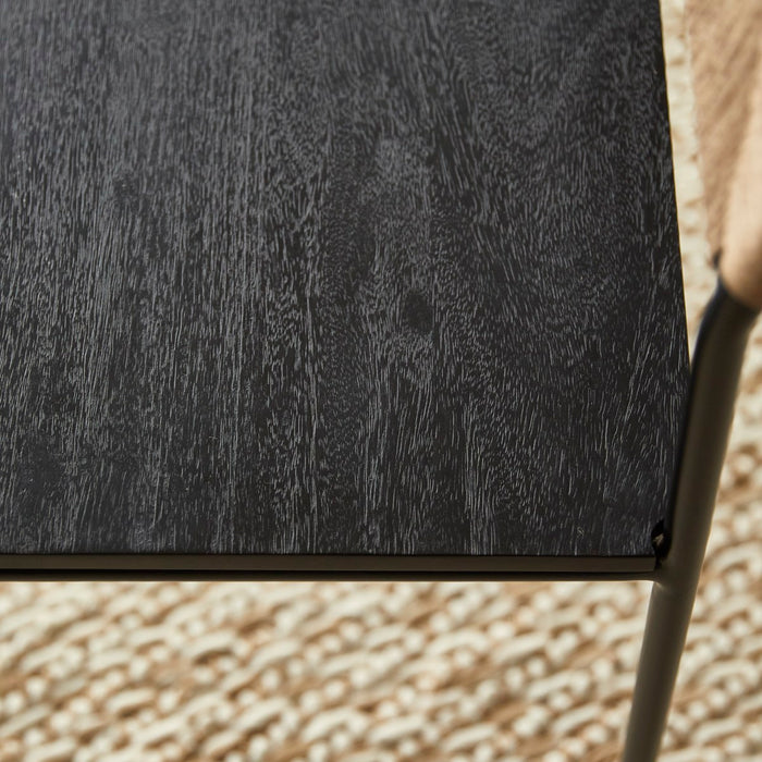 Tikamoon - Stoel van metaal en gevlochten natuurlijke vezels Fidèle