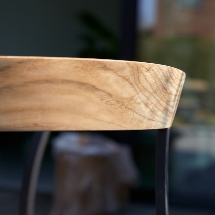 Tikamoon - Arco - Tuinstoel in massief teak en aluminium