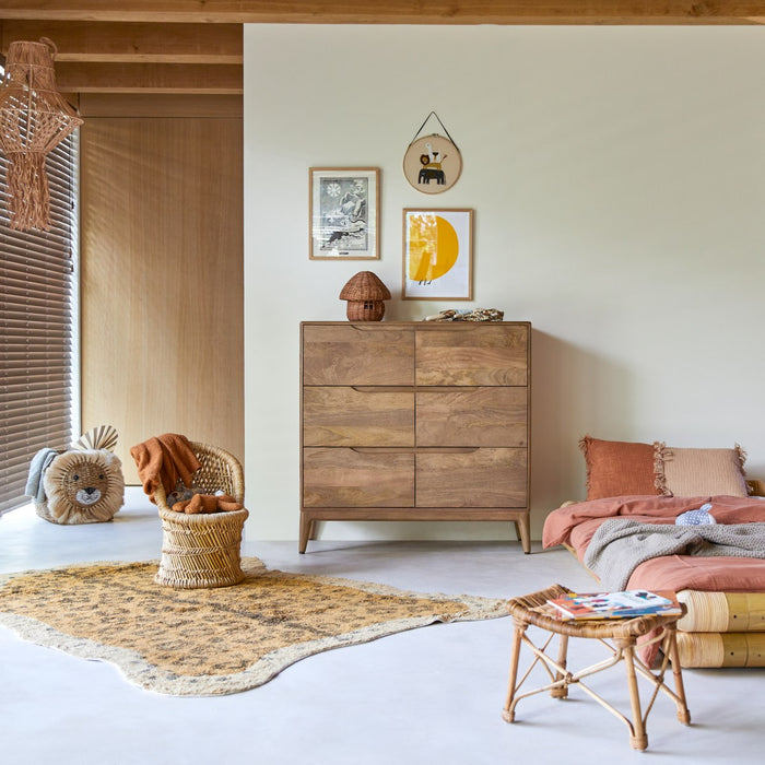 Tikamoon - Gabrielle - Kinder-commode van massief mangohout