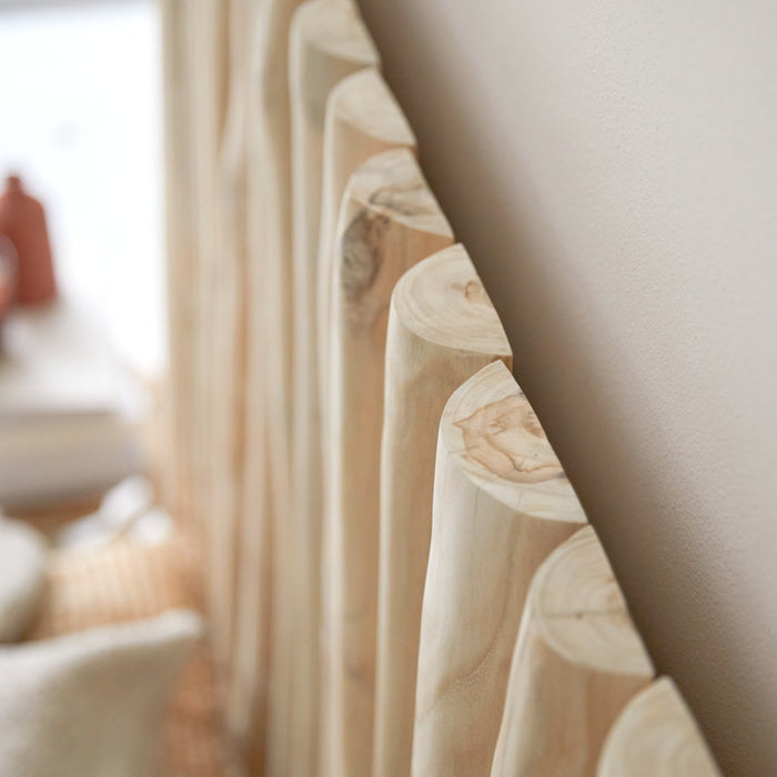 Tikamoon - River - Hoofdbord van massief teakhout 180 cm