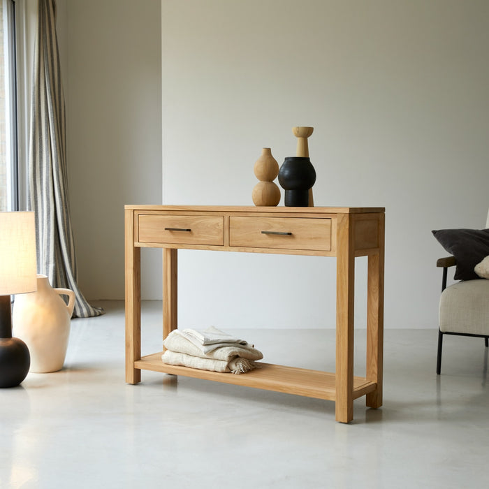 Tikamoon - Maë - Teakhouten bijzettafel