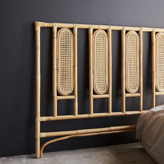 Tikamoon - Paulette - Hoofdbord van gevlochten riet 160 cm